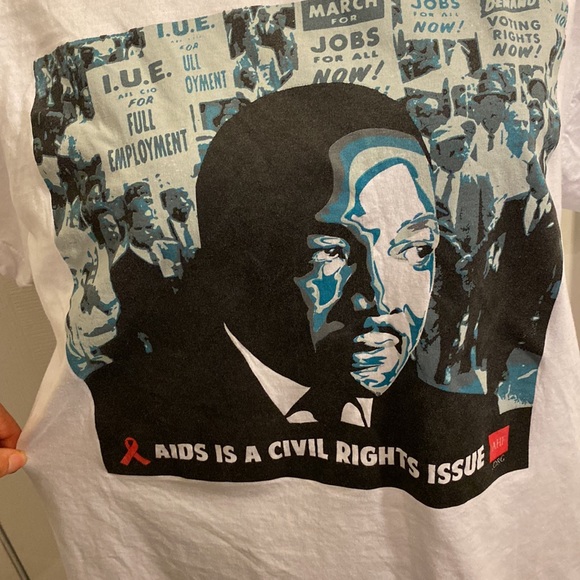 MLKJ graphic tshirt | medium | white - Picture 2 of 4